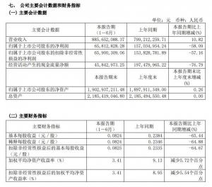 千禾味业:上半年净利润同比大降58%