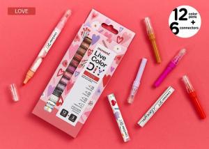 DIY个性组装,兼具颜值与实用性——慕那美LiveColorDIY水性笔